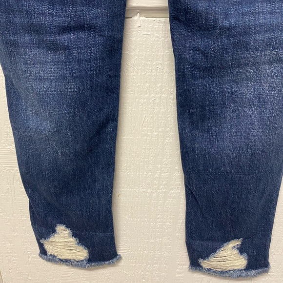 BRAND NEW KANCAN WOMEN'S RELAXED FIT BLUE JEANS, DISTRESSED, HIGH RISE,SIZE 9/28 - Picture 8 of 16